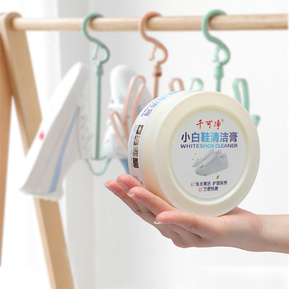 White shoe cleaning cream