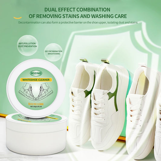 White shoe cleaning cream