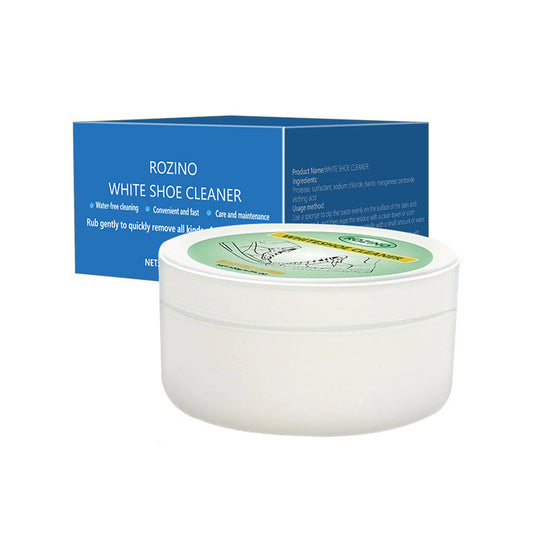 White shoe cleaning cream