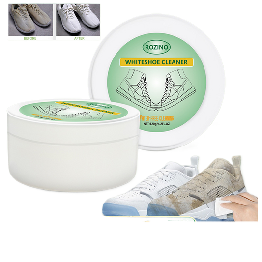 White shoe cleaning cream