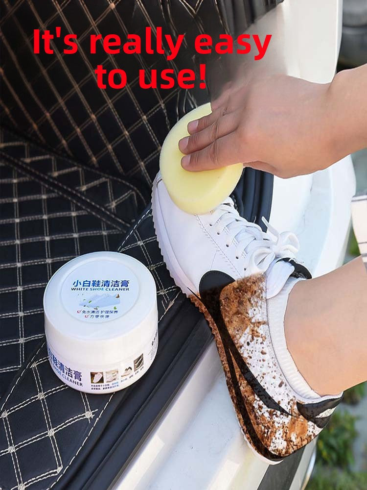 White Shoe Cleaning Cream with Applicator