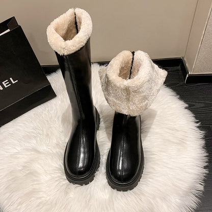 White simple Martin boots