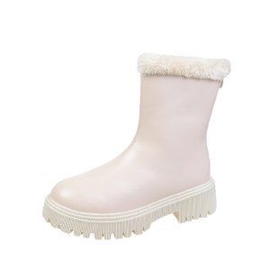 White simple Martin boots