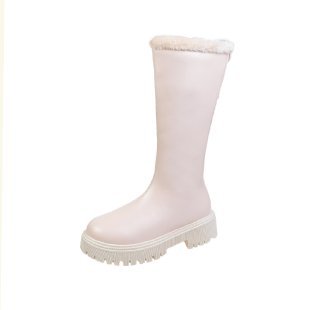 White simple Martin boots