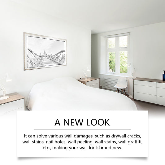 White Wall Crack Repair Paste