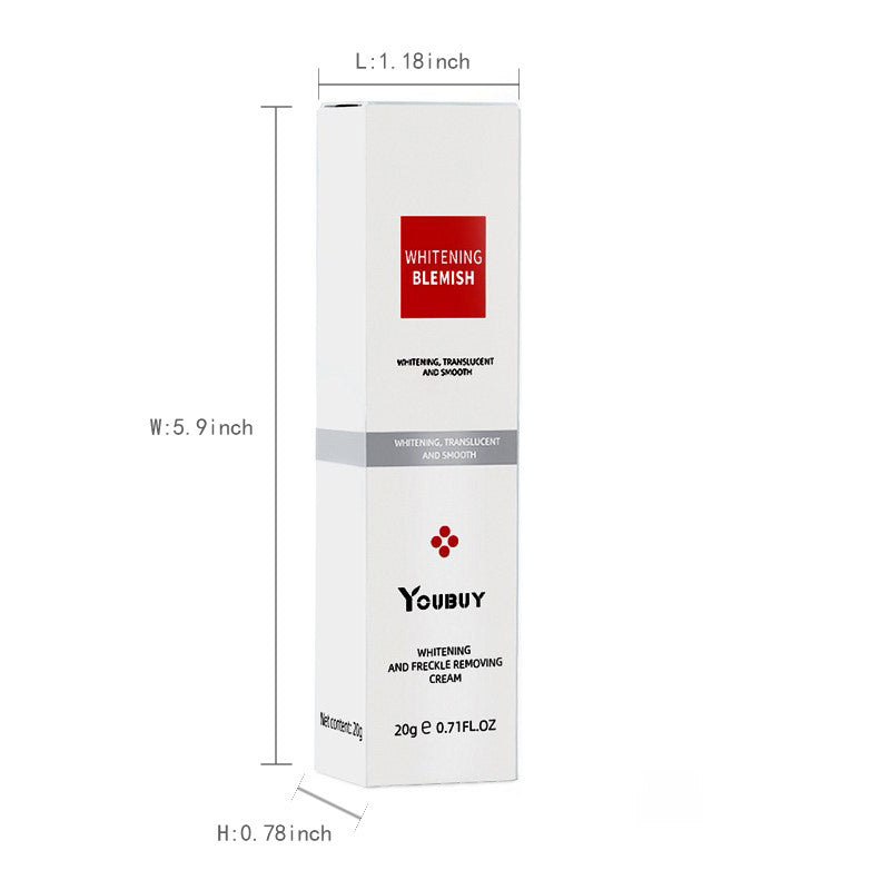 Whitening and removing sunburn freckle cream