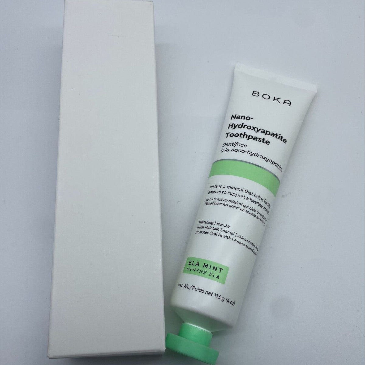Whitening fluoride-free toothpaste