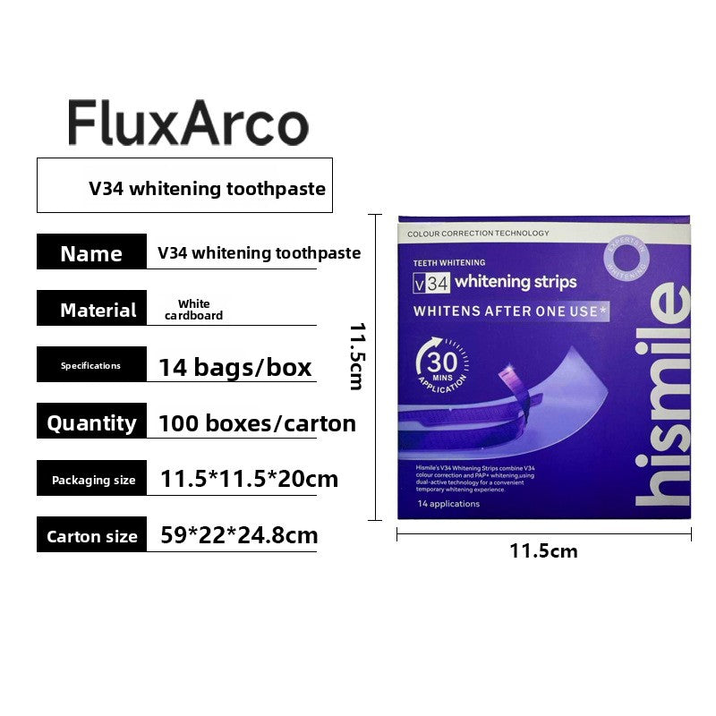 Whitening strip disposable dental patch