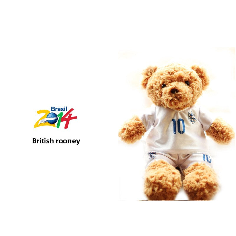 Wholesale Jersey Teddy Bear Dolls, Athlete Fan Event Gifts, Game Souvenirs, Dolls, Dropshipping