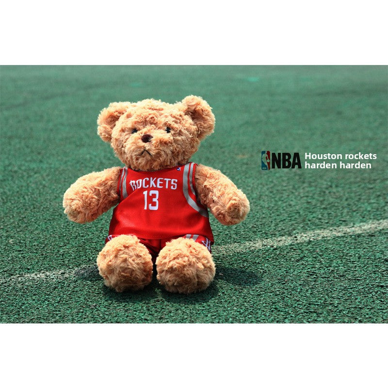 Wholesale Jersey Teddy Bear Dolls, Athlete Fan Event Gifts, Game Souvenirs, Dolls, Dropshipping