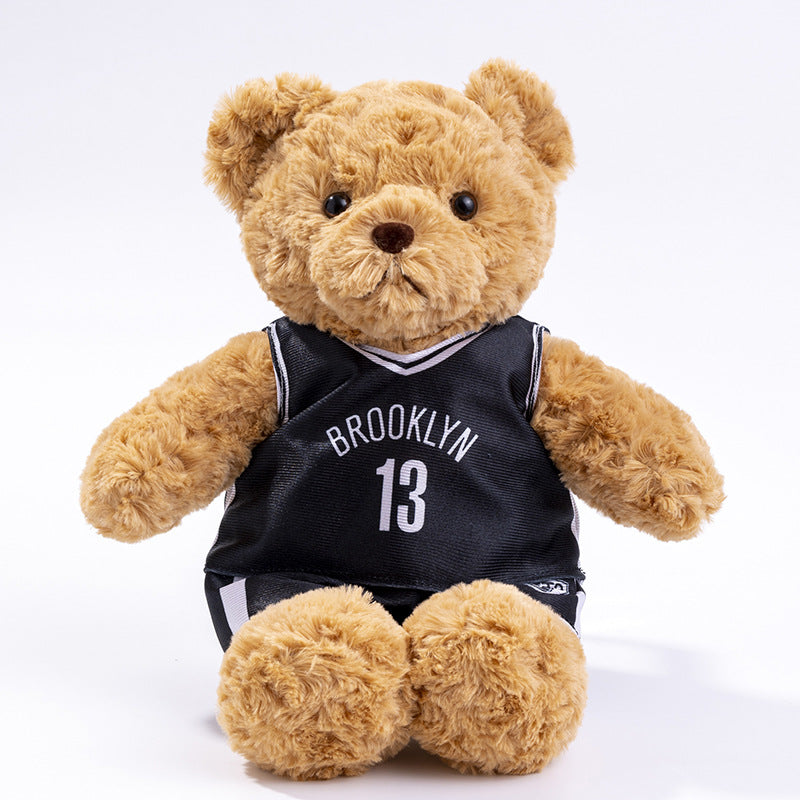 Wholesale Jersey Teddy Bear Dolls, Athlete Fan Event Gifts, Game Souvenirs, Dolls, Dropshipping