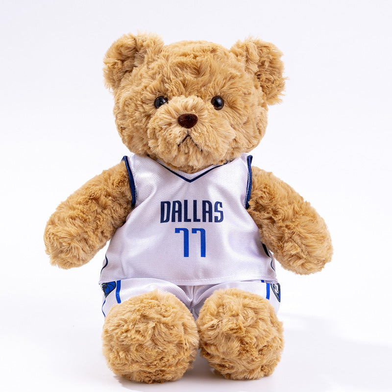 Wholesale Jersey Teddy Bear Dolls, Athlete Fan Event Gifts, Game Souvenirs, Dolls, Dropshipping