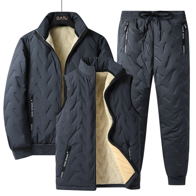 Wholesale warm three-piece set