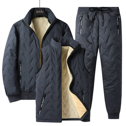 Wholesale warm three-piece set