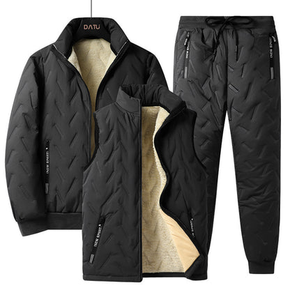 Wholesale warm three-piece set