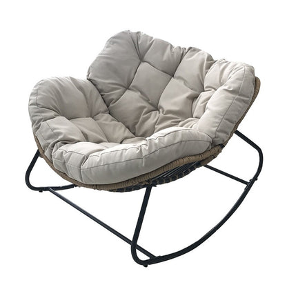 Wicker Bird Nest Rocking Chair for Home Relaxation