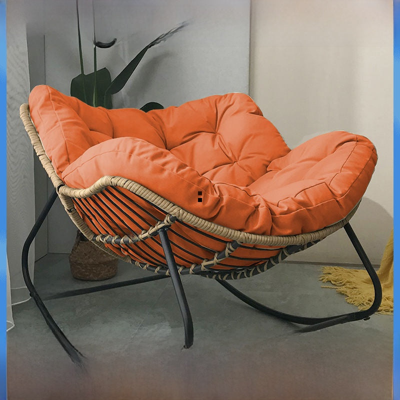 Wicker Bird Nest Rocking Chair for Home Relaxation