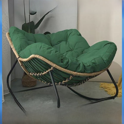 Wicker Bird Nest Rocking Chair for Home Relaxation