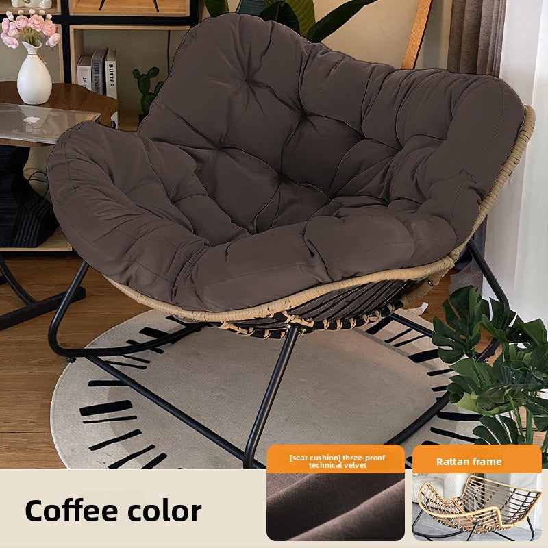 Wicker Bird Nest Rocking Chair for Home Relaxation