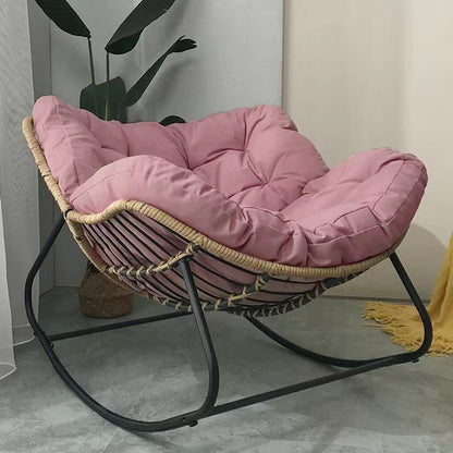 Wicker Bird Nest Rocking Chair for Home Relaxation