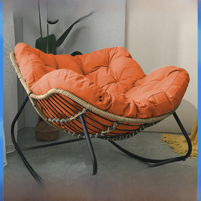 Wicker Bird Nest Rocking Chair for Home Relaxation