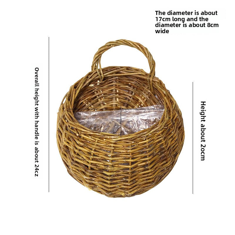 Wicker Planter Basket