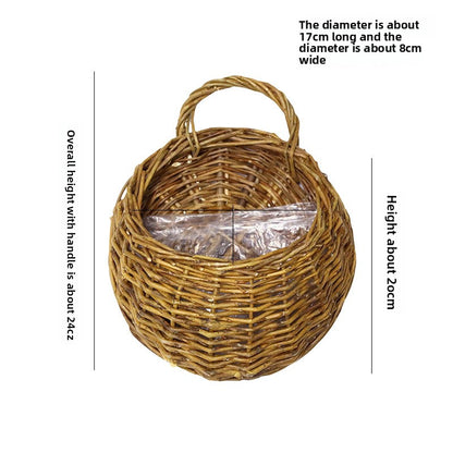 Wicker Planter Basket