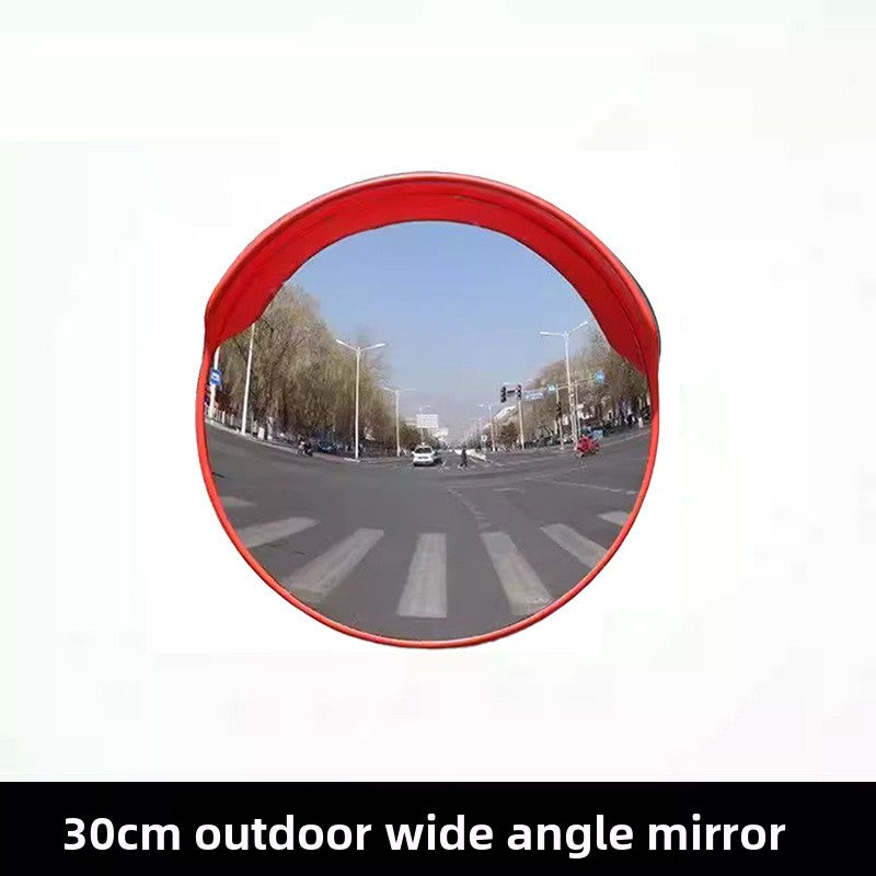 Wide-angle convex reflective mirror