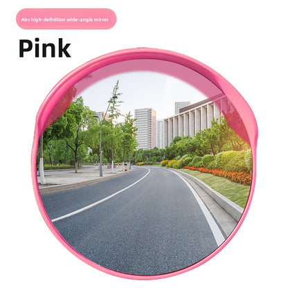 Wide-angle convex reflective mirror
