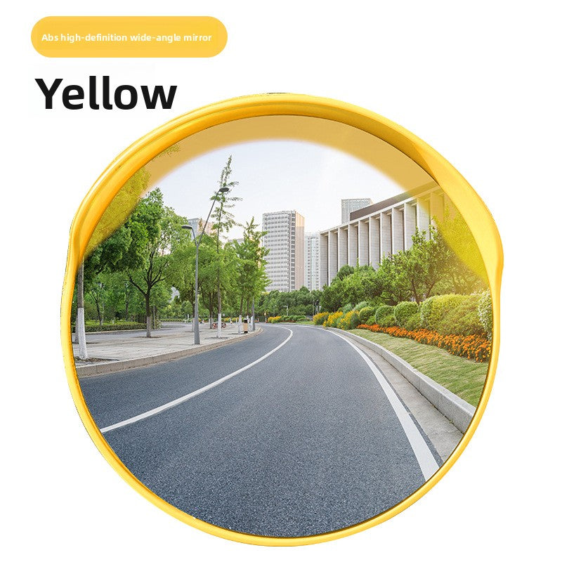 Wide-angle convex reflective mirror