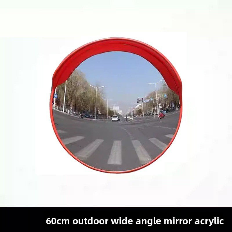 Wide-angle convex reflective mirror