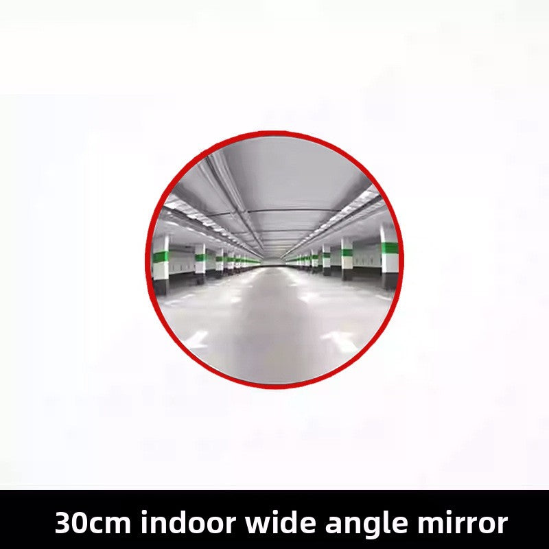 Wide-angle convex reflective mirror