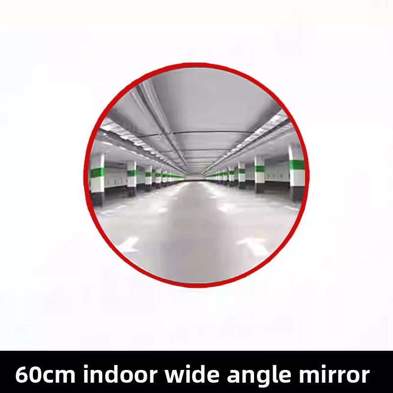 Wide-angle convex reflective mirror