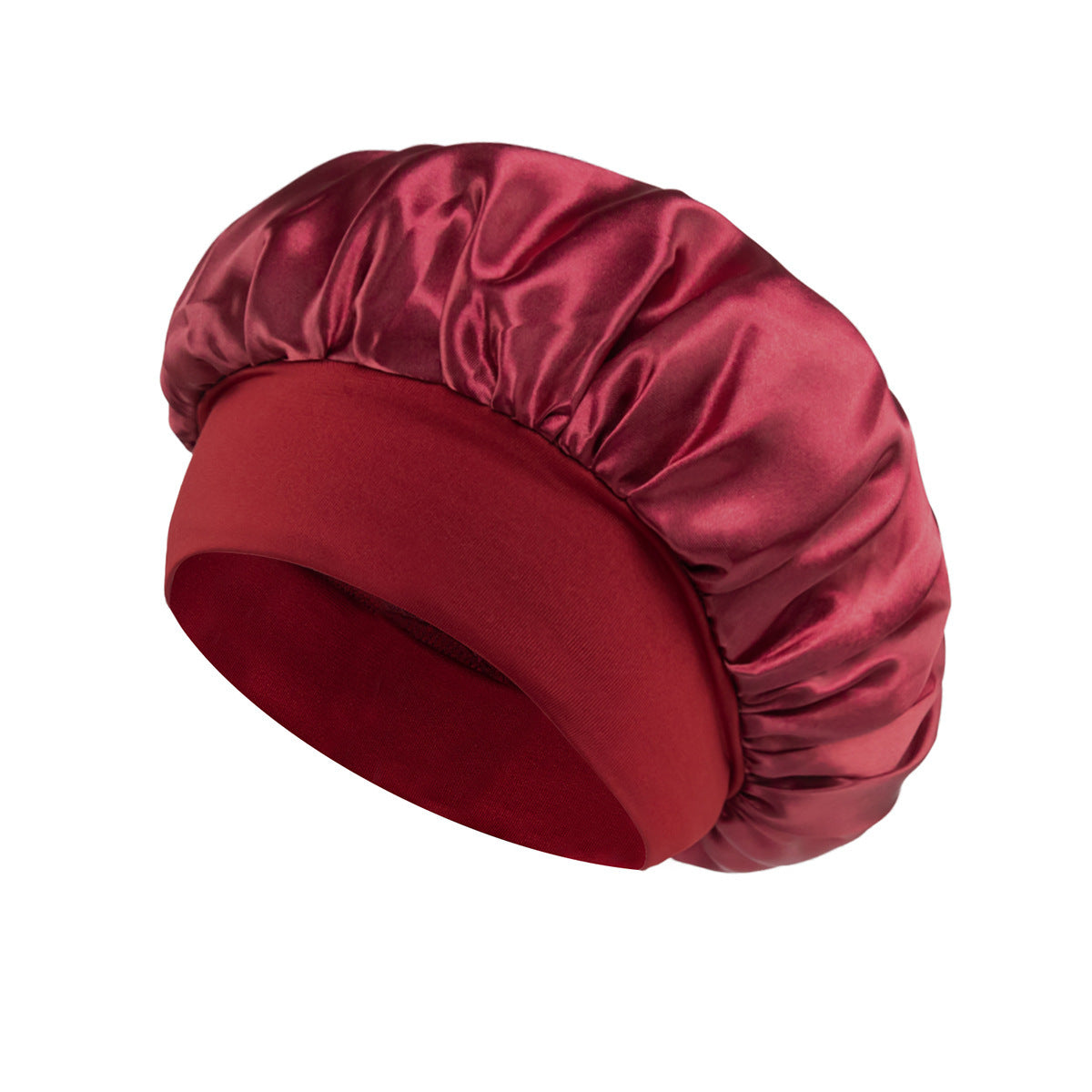 Wide Brim Satin Sleep Cap