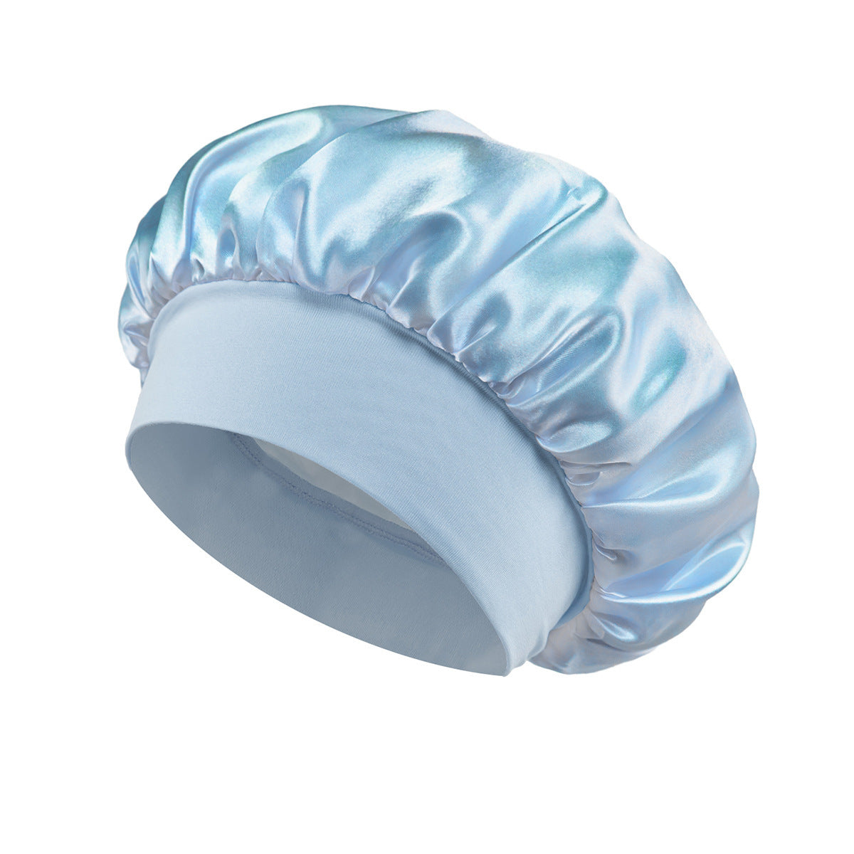 Wide Brim Satin Sleep Cap