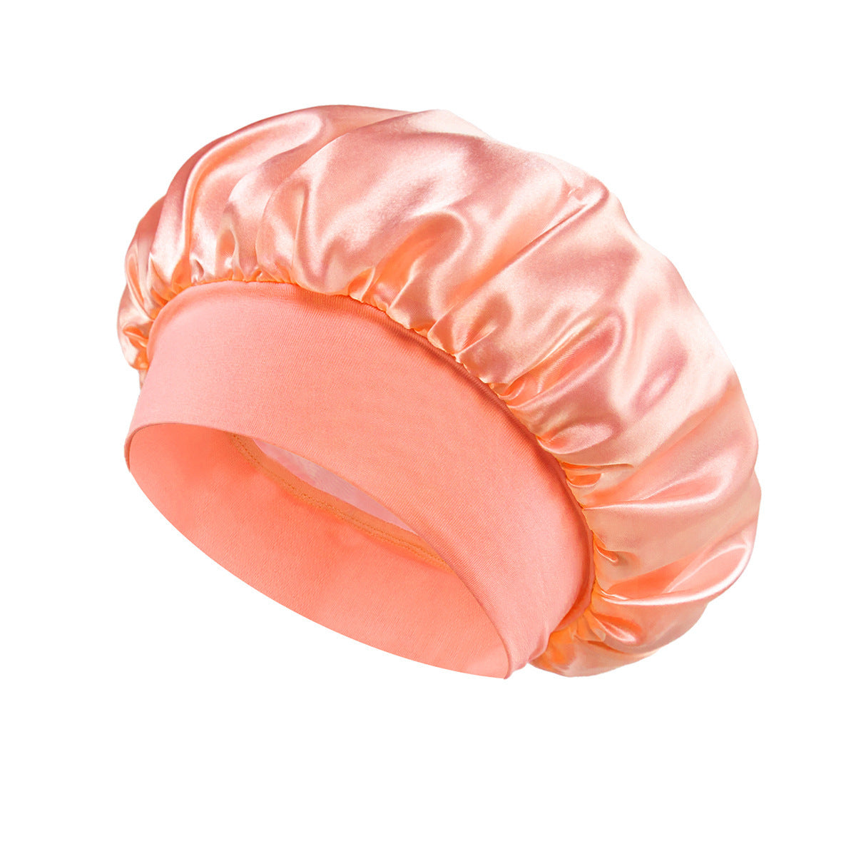 Wide Brim Satin Sleep Cap