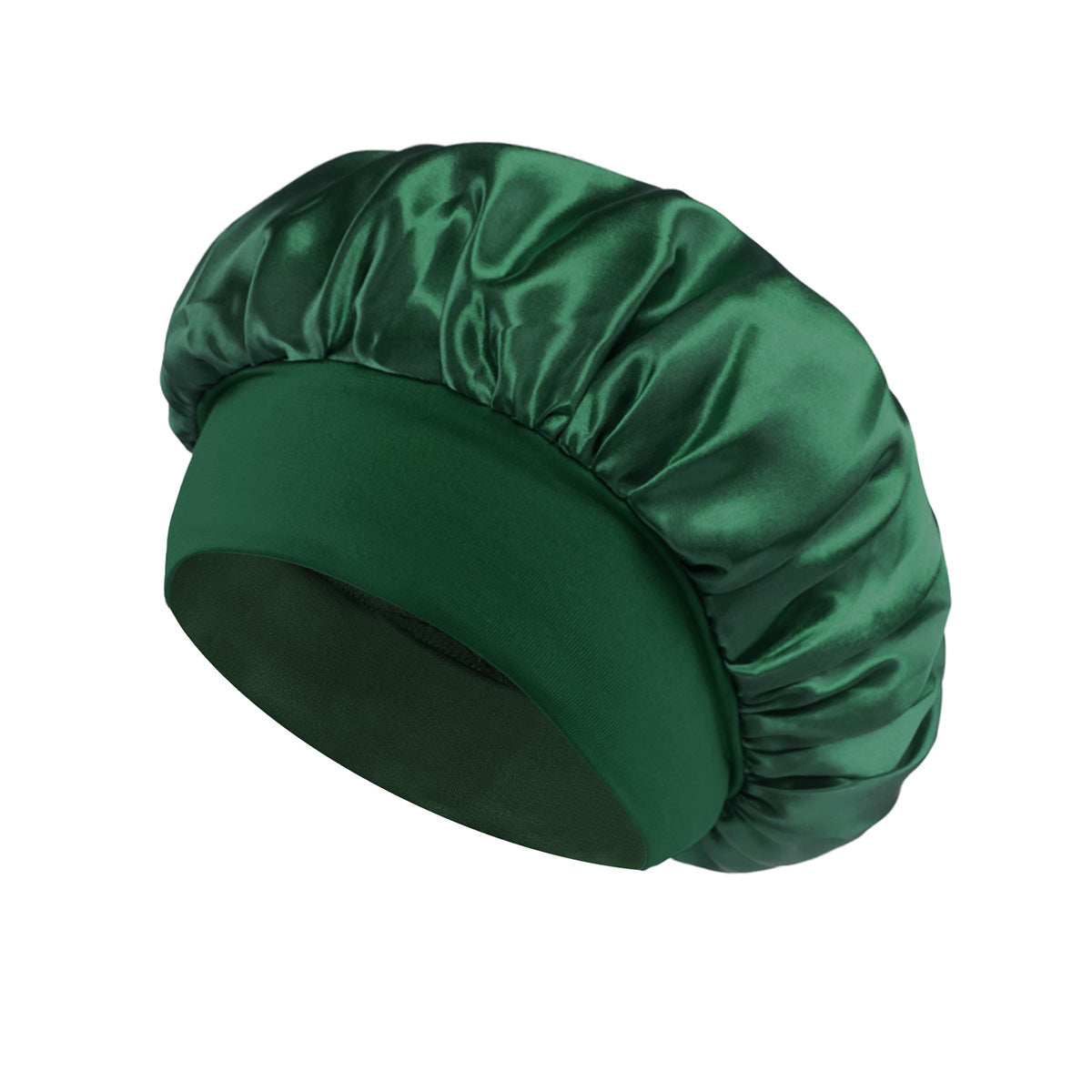 Wide Brim Satin Sleep Cap
