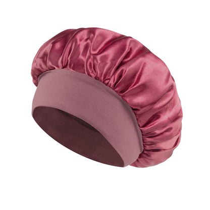 Wide Brim Satin Sleep Cap