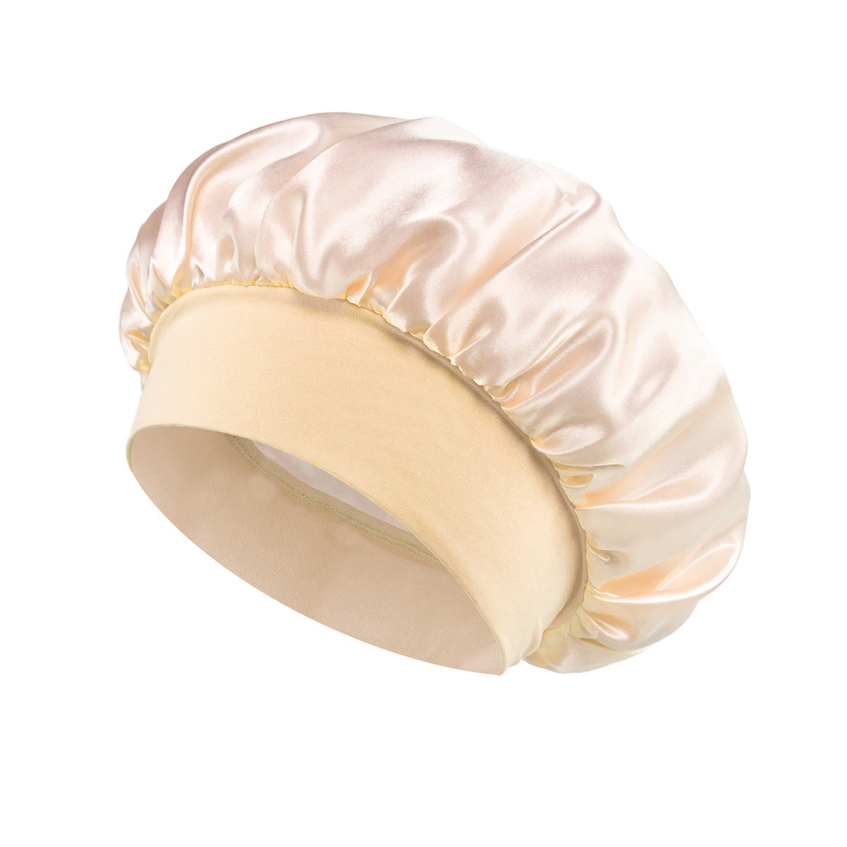 Wide Brim Satin Sleep Cap
