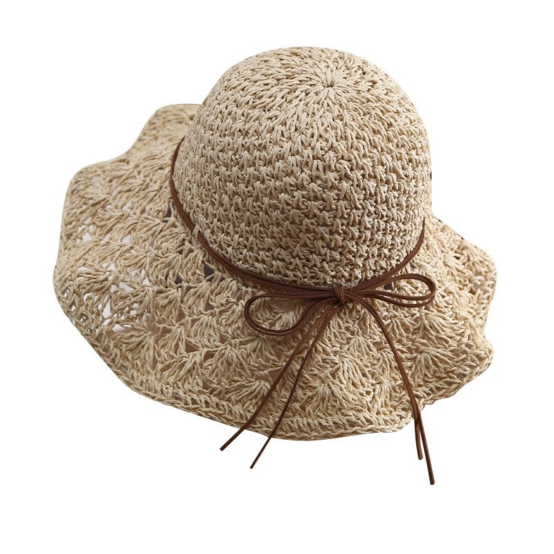 Wide Brim Straw Summer Hat