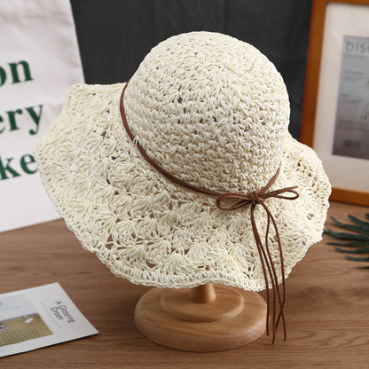 Wide Brim Straw Summer Hat
