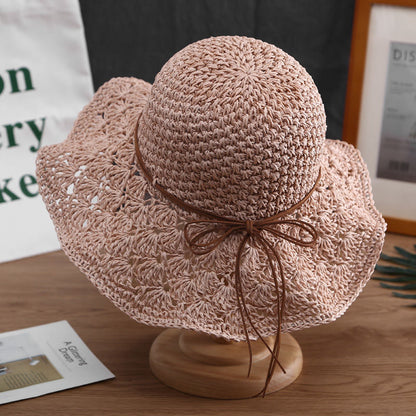 Wide Brim Straw Summer Hat