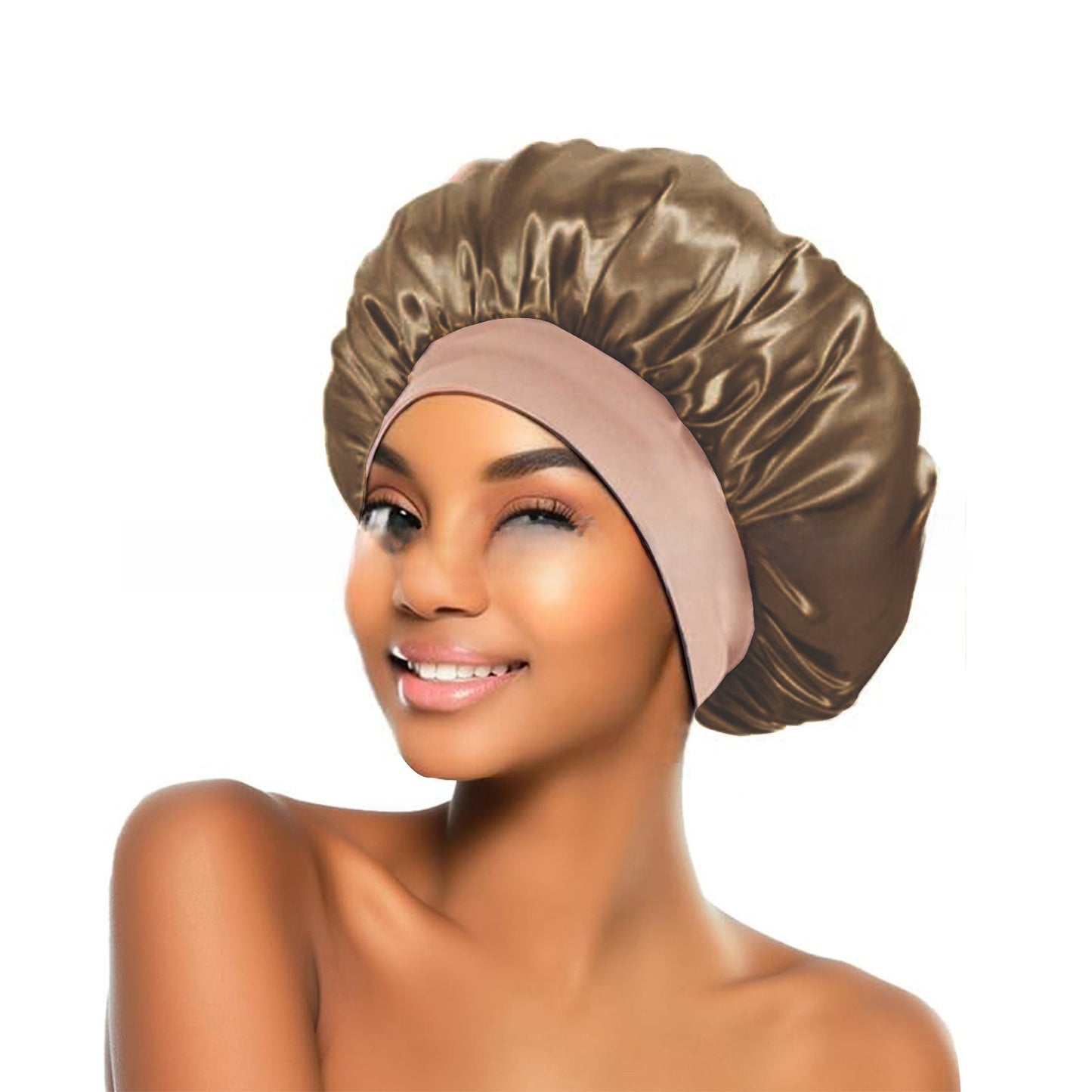 Wide Brim Stretchy Hair Care Cap