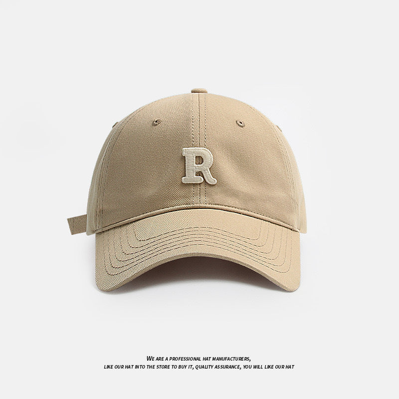 Wide-brimmed sun-protective baseball cap