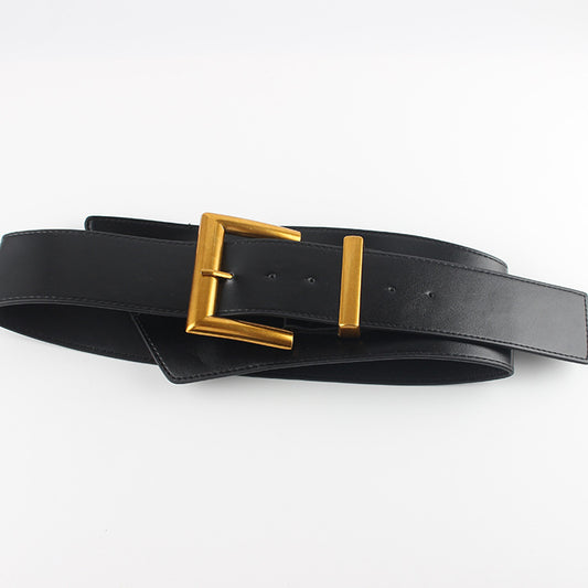 Wide Decorative Belt for Dresses and Outerwear