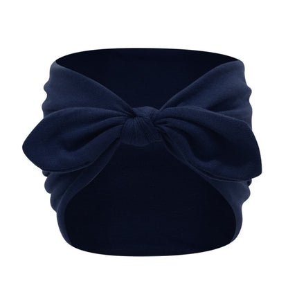 Wide-edge rabbit-ear hairband - solid color elastic yoga sports headband
