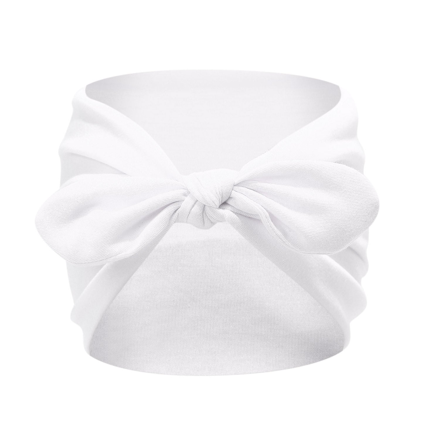Wide-edge rabbit-ear hairband - solid color elastic yoga sports headband