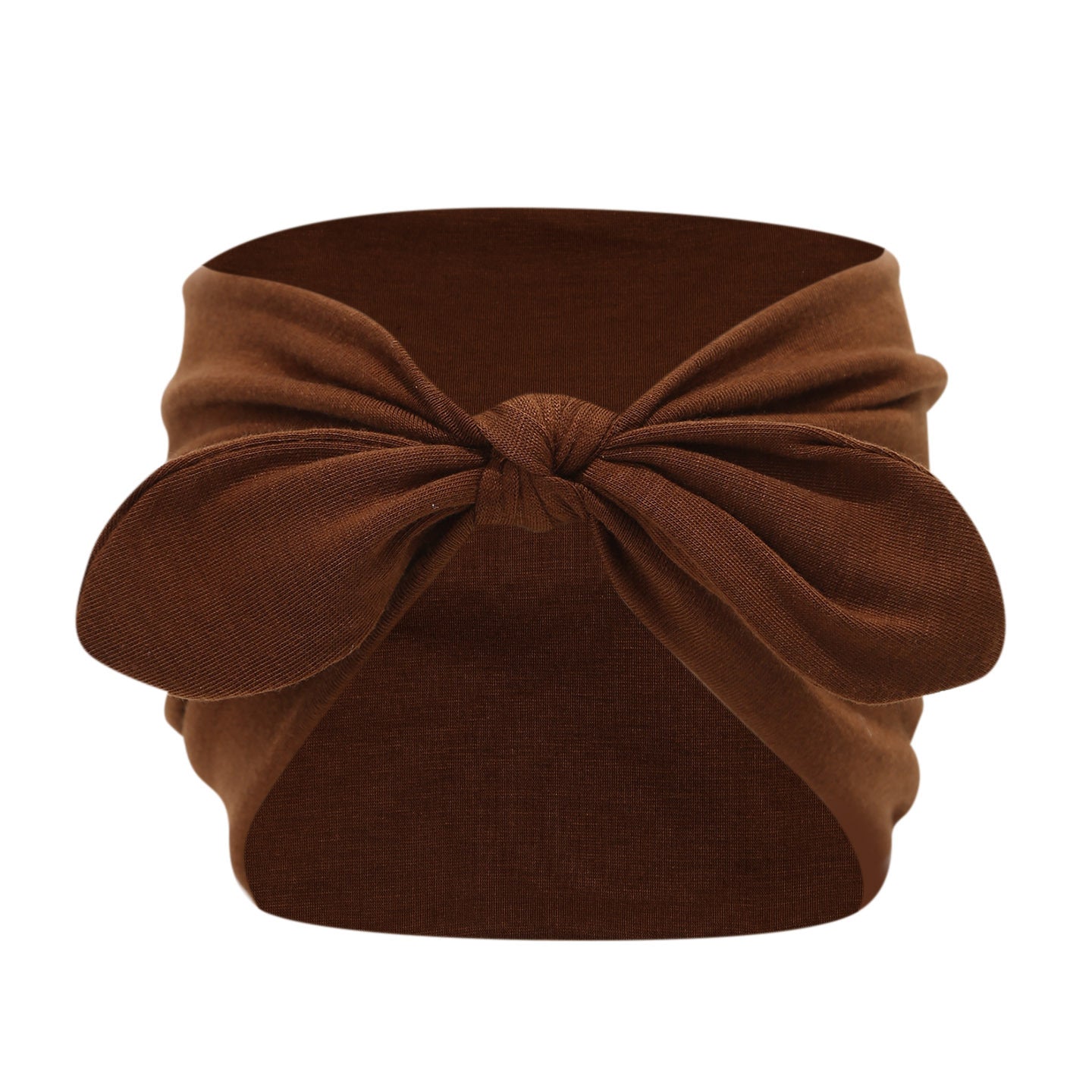 Wide-edge rabbit-ear hairband - solid color elastic yoga sports headband