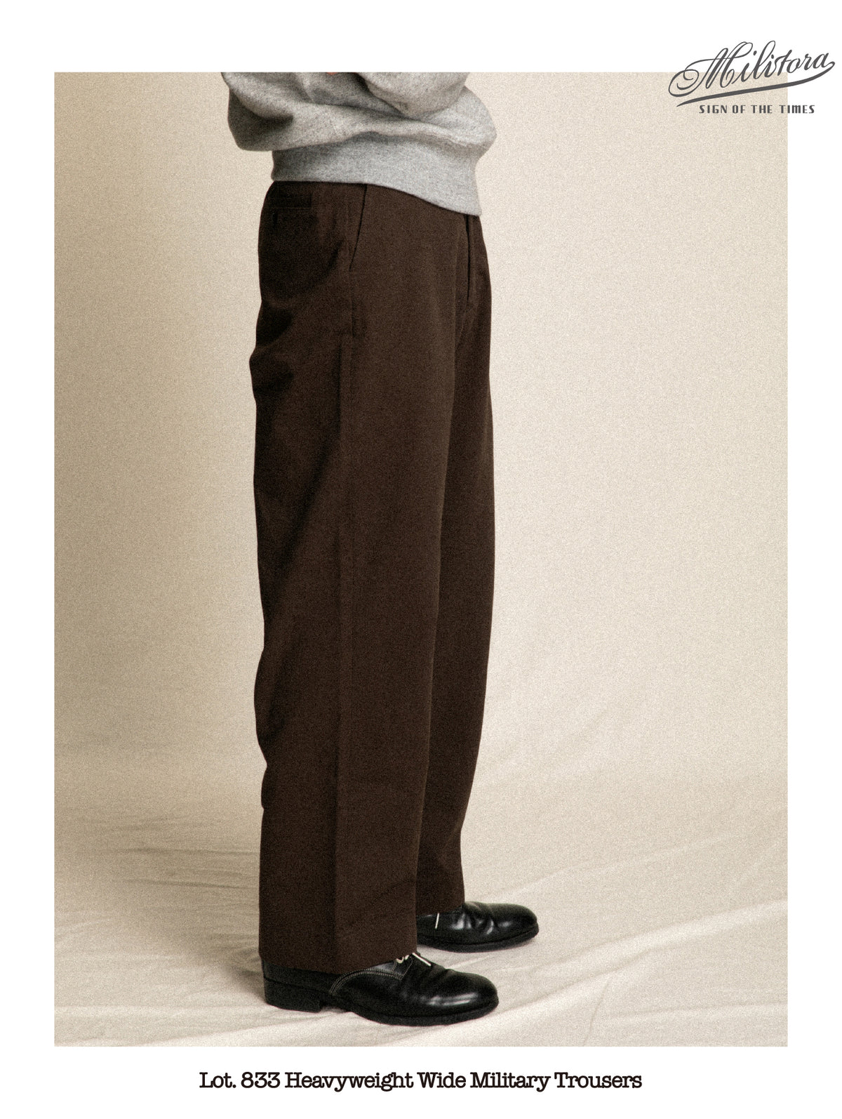 Wide-leg casual pants