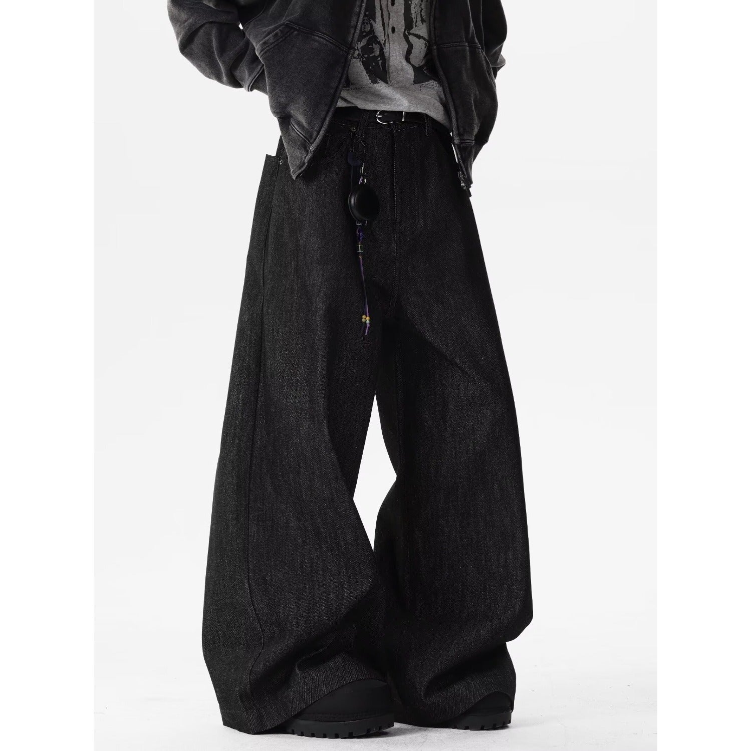Wide Leg Denim Pants